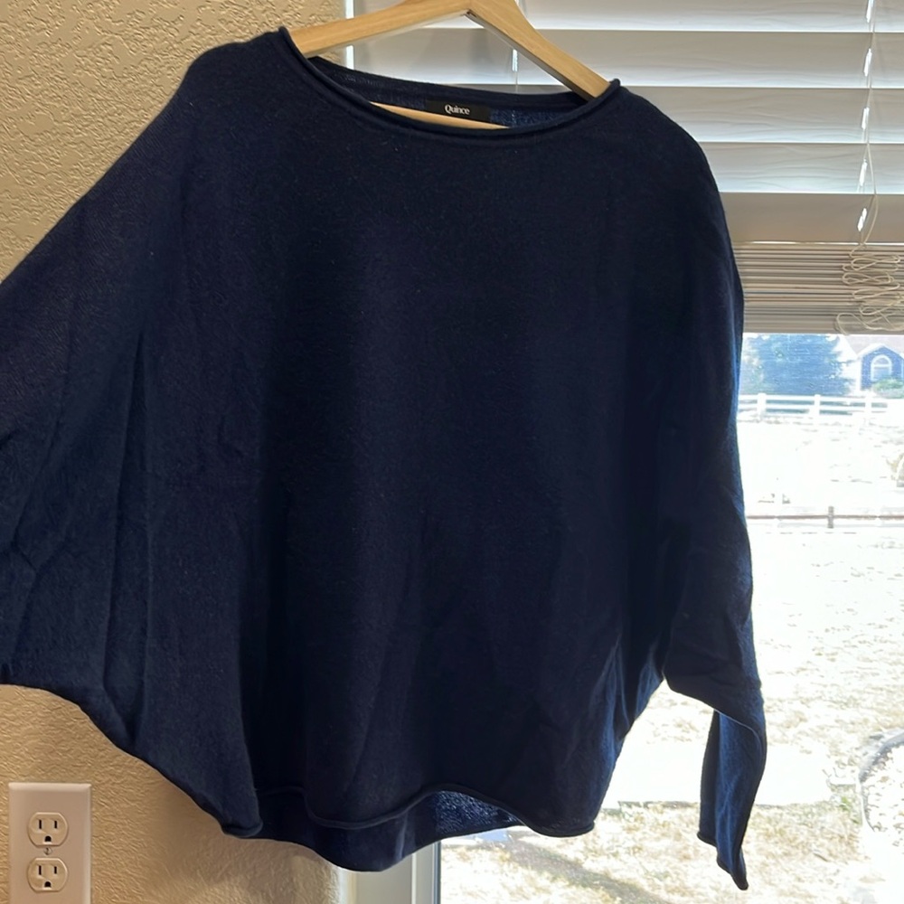 OS Quince Cashmere Batwing sweater